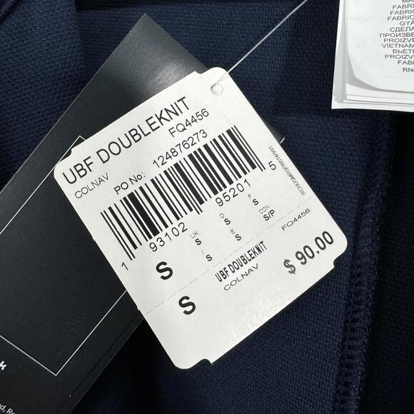 Reebok Women’s Size Small Navy Blue Doubleknit Full Zip Hooded Active Jacket - Picture 8 of 9